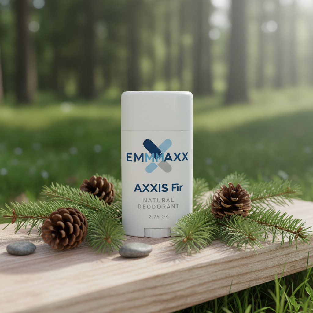 AXXIS Fir Natural Deodorant in natural setting